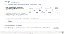 Desktop Screenshot of pkvvergleich.com